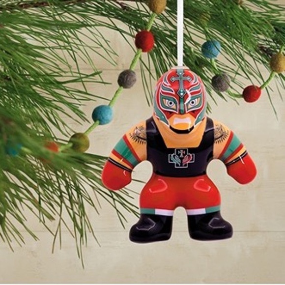 Hallmark WWE Rey Mysterio Decoupage Christmas Ornament - Picture 1 of 3
